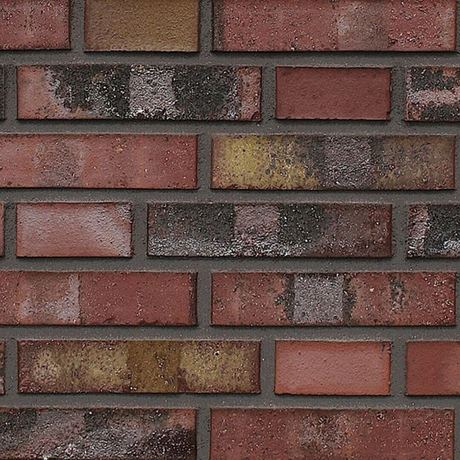 Klinkerriemchen Milwaukee, Farbgruppe Rot