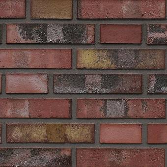 Klinkerriemchen Milwaukee, Farbgruppe Rot
